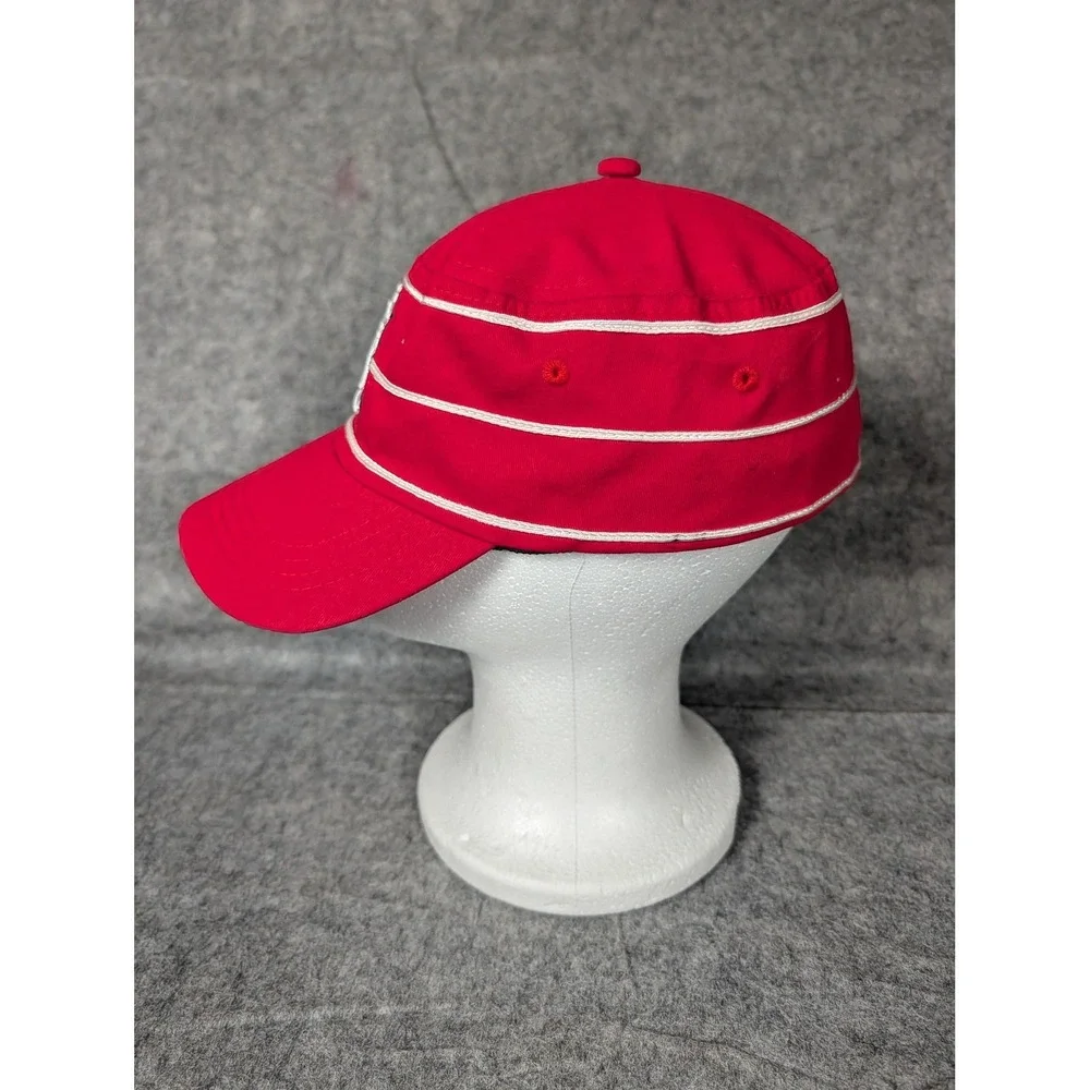 Kids Red St‎ Louis Cardinals Baseball Cap with White Stripes Brown & Crouppen